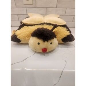 2010 Pillow Pet Bumbly Bumble Bee Plush Animal Plush Brown & Yellow